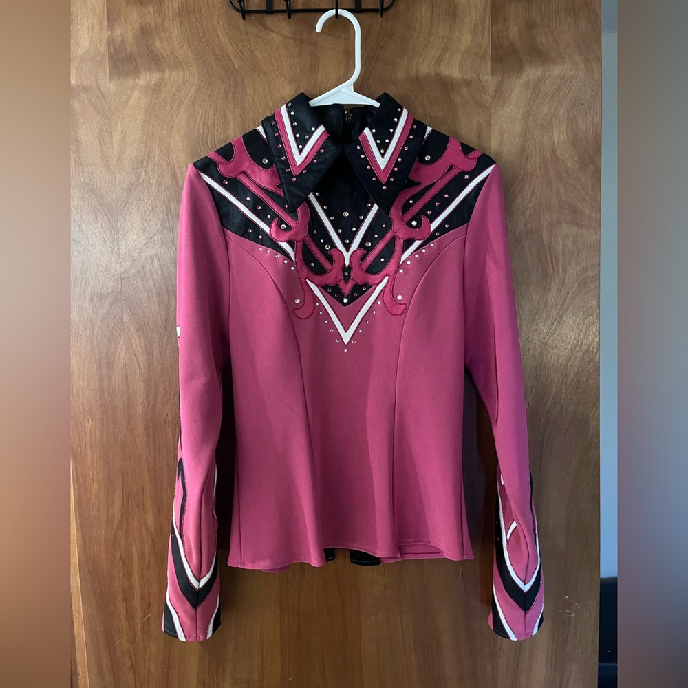 Pink Embellished Horse Show Top